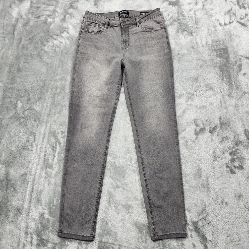 Buffalo David Bitton‎ Jeans Womens 8/29 Gray Pursuit Mid Rise Skinny Stretch